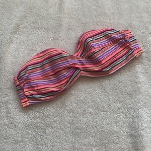 Victoria secret multicolour bandeau bikini top